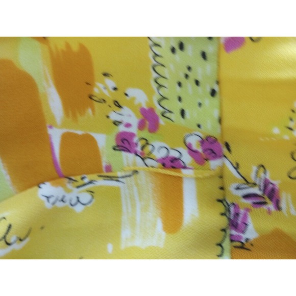 danny nicole dress Sheath Pleated Flowy Beach Scene Print Colorful 10P - Picture 9 of 10